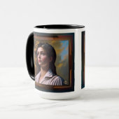 Mug Contempler l'avenir L'art conceptuel de l'IA par X (Devant gauche)