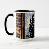 Mug Contemporain Abstrait African Design (Gauche)