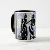 Mug Contemporain Abstrait African Design (Devant gauche)