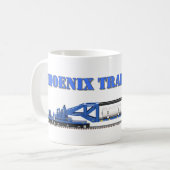 Mug Conteneur de déchets nucléaires PTW Schnabel Train (Devant gauche)