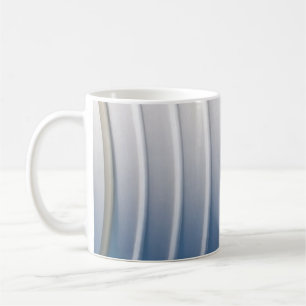 Mug Conteneur en plastique bleu et blanc