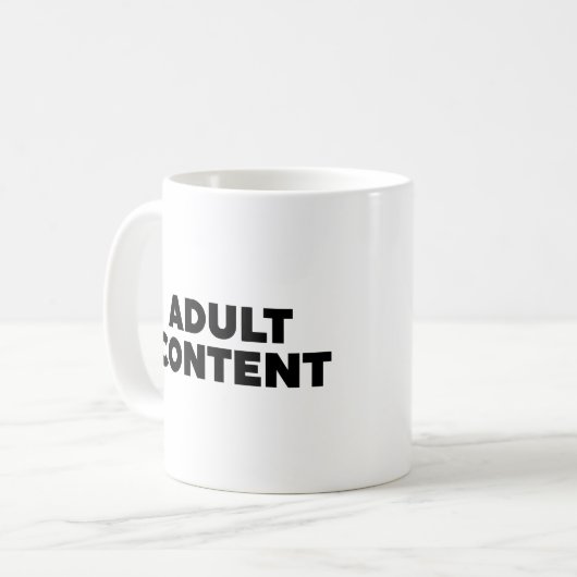 Mug Contenu adulte (Devant gauche)