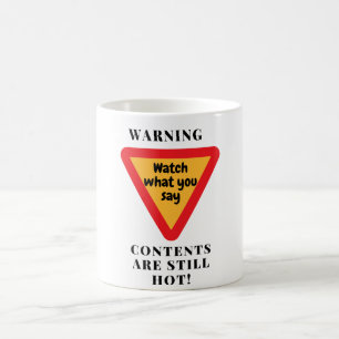 Mug Contenu d'avertissement Hot
