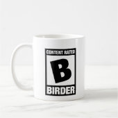 Mug Contenu noté B : Birder (Gauche)