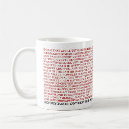 Mug Contes de Chaucer Cantorbéry de geek de Lit -
