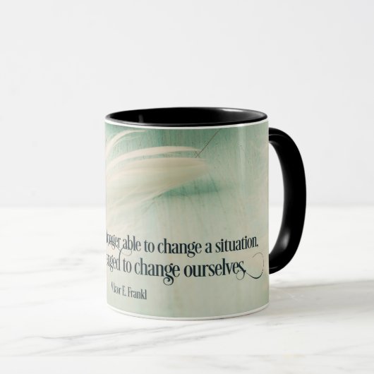 Mug Contesté pour se changer (Devant droit)