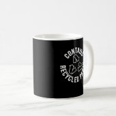 Mug Contient des parties Recyclées Transplant d'organe (Devant droit)