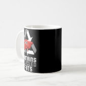 Mug Contient des pièces recyclées Survivant d'une gref (Devant gauche)