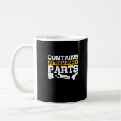 Mug Contient une prothèse de jambe amputée pour pièces (Gauche)