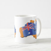 Mug Continent de l'Australie (Devant droit)