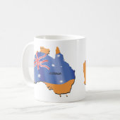 Mug Continent de l'Australie (Devant gauche)