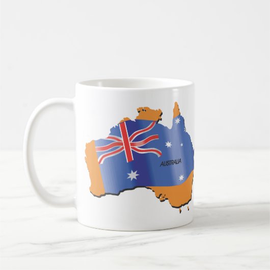 Mug Continent de l'Australie (Gauche)
