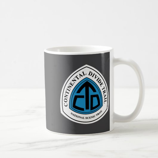 Mug Continental Divide Trail Sign Usa _1 (Droite)