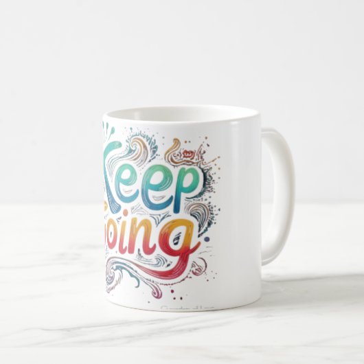 Mug Continuer à avancer (Devant droit)