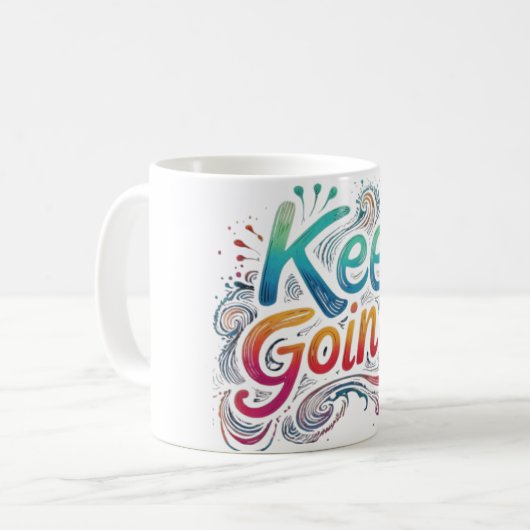 Mug Continuer à avancer (Devant gauche)