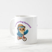 Mug Continuer à avancer - Conception de chouette motiv (Devant gauche)
