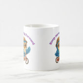 Mug Continuer à avancer - Conception de chouette motiv (Centre)