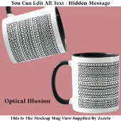 Mug Continuer à avancer Message caché 128BW Citation