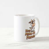 Mug continuer mooo-ving avant la conception de la vach (Devant droit)
