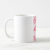 Mug Continuer sur le camionnage 18 Wheeler rose (Gauche)