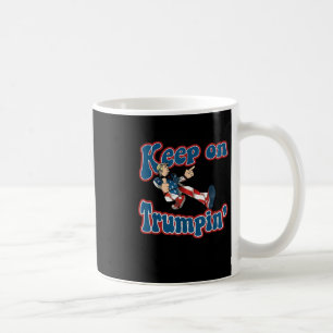 Mug Continuer sur Trumpin Funky Style Rétro Style Trum