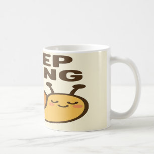 Mug Continuez à aller à l'escargot - Conception de mot