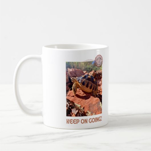 Mug Continuez à aller Inspirational coddiwompling tort (Gauche)