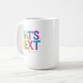 Mug Continuez à aller T-shirt (Devant gauche)