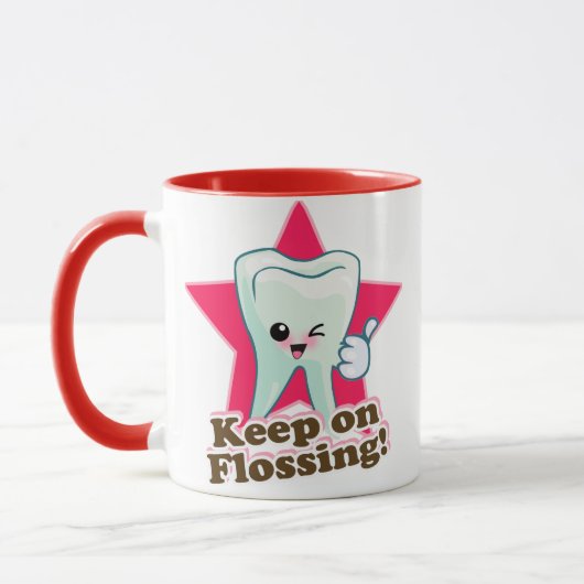 Mug Continuez à Flossing ! (Gauche)