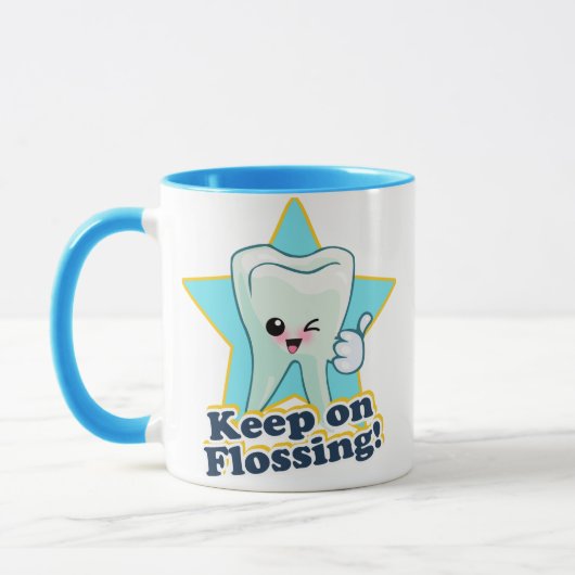 Mug Continuez à Flossing ! (Gauche)
