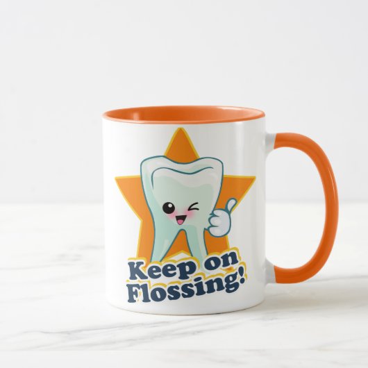 Mug Continuez à Flossing ! (Droite)