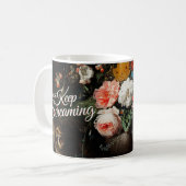 Mug Continuez à hurler - Art Floral (Devant gauche)