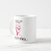Mug Continuez à lutter (Devant gauche)