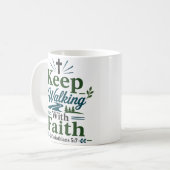 Mug Continuez à marcher avec la foi Citation de l'espé (Devant gauche)