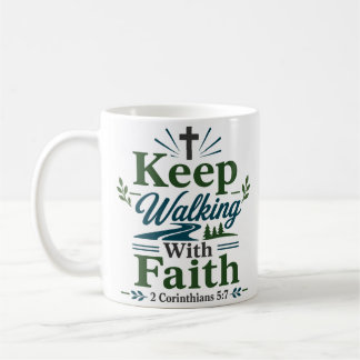 Mug Continuez à marcher avec la foi Citation de l'espé