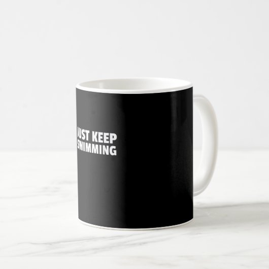 Mug Continuez À Nager (Devant droit)