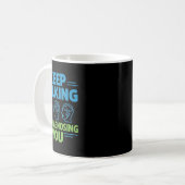 Mug Continuez à parler, je vous diagnostique Drôle Psy (Devant gauche)