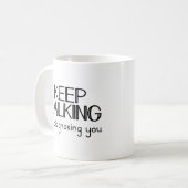 Mug Continuez à parler Je vous diagnostique Psychiatre (Devant gauche)