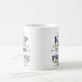 Mug Continuez à regarder vers la promesse de la foi Ci (Centre)