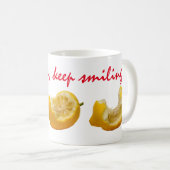 Mug Continuez à sourire (Devant droit)