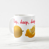 Mug Continuez à sourire (Devant gauche)