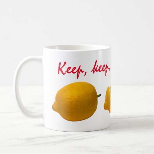 Mug Continuez à sourire (Gauche)