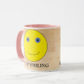 Mug Continuez à sourire (Devant gauche)