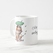 Mug Continuez À Sourire Heureux Cochon De Guinée Profi (Devant gauche)