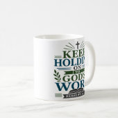 Mug Continuez à Tenir la Parole de Dieu Classique Chré (Devant droit)