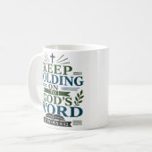 Mug Continuez à Tenir la Parole de Dieu Classique Chré (Devant gauche)