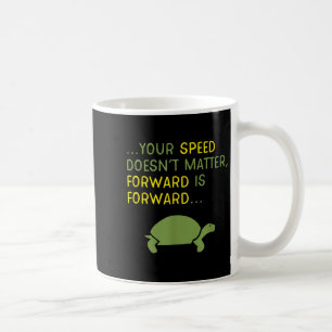 Mug Continuez d'aller de l'avant Tortue - Message Moti