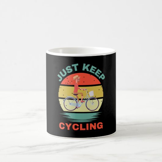MUG CONTINUEZ JUSTE À FAIRE DU CYCLISME (Centre)