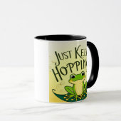 Mug Continuez Juste À Faire Du Shopping ! Grenouille (Devant droit)