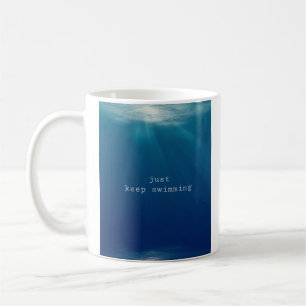 Mug Continuez juste la natation